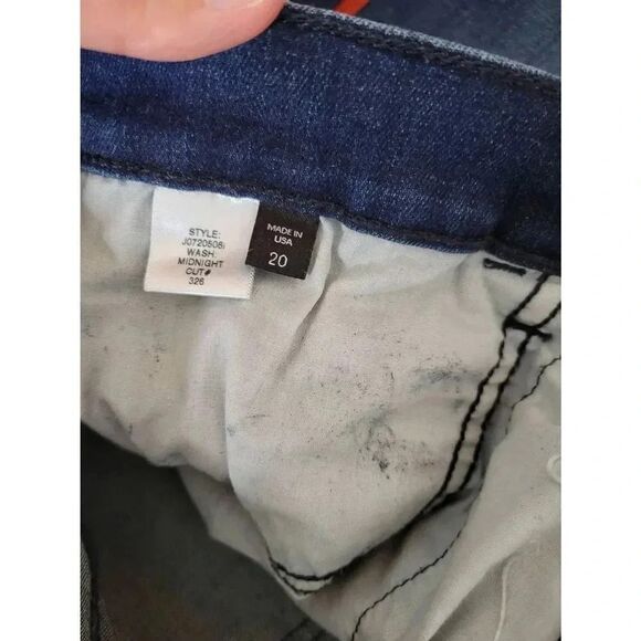 Veronica Beard Women's Size 20 US Carolyn Baby Boot Cropped High-Rise Jeans - Picture 12 of 12